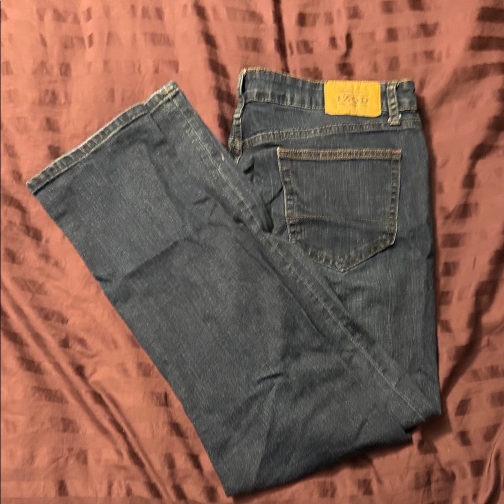 Izod Men's Straight Fit Denim Jeans 34/32